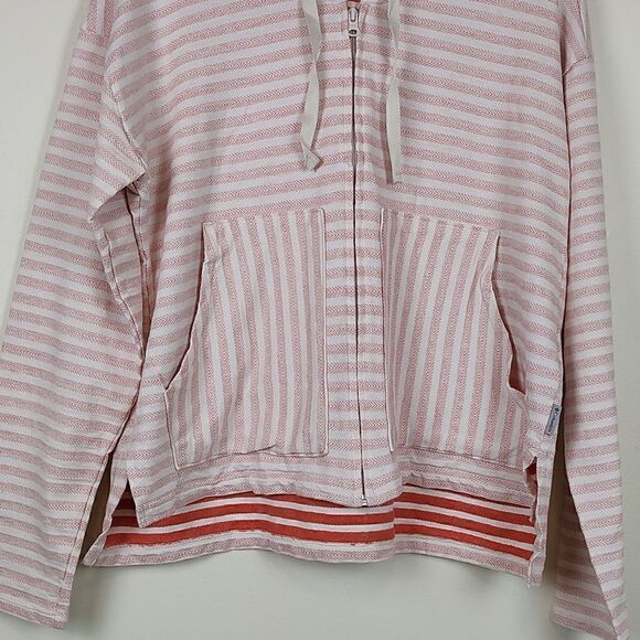 Columbia Striped Full Zip Hoodie Jacket Size XL - Picture 6 of 13